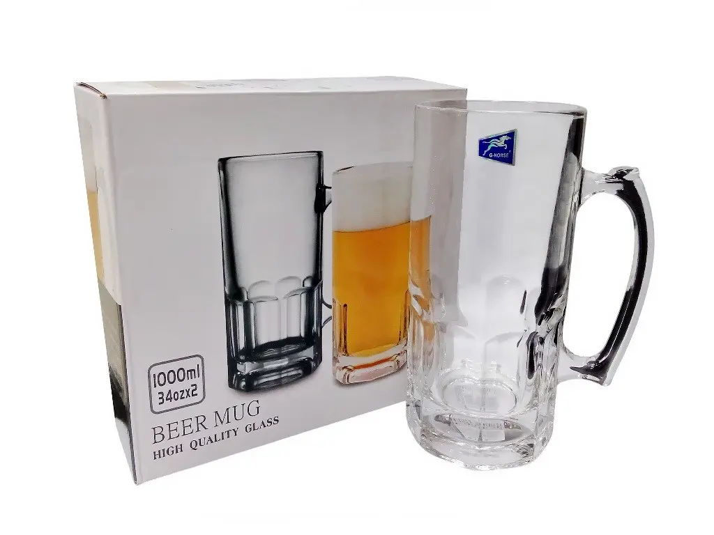 Shopero de vidrio G-HORSE 1000ml 1unidad