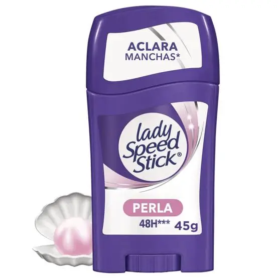 Desodorante LADY SPEED STICK 45gr barra perla 48h