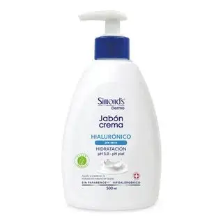 Jabon SIMONDS 500ml dermo hialuronico hidratacion 
