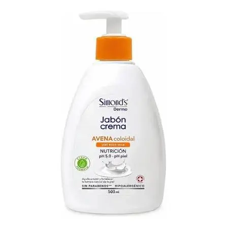 Jabon SIMONDS 500ml dermo avena coloidal nutricion