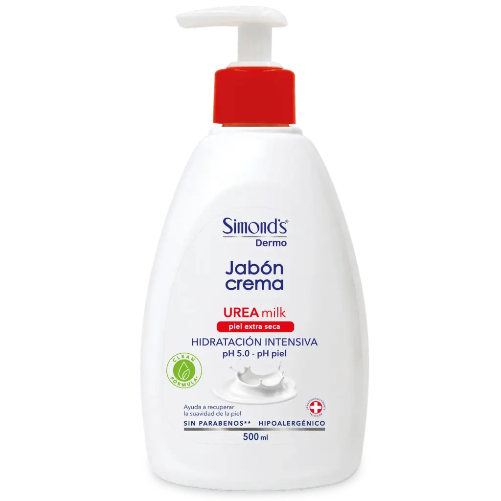 Jabon SIMONDS 500ml dermo urea milk hidratacion intensa