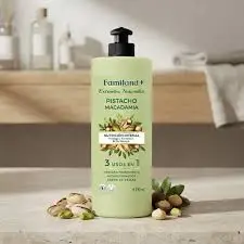 Tratamiento capilar FAMILAND 420ml pistacho macadamia nutricion intensa 3 en 1