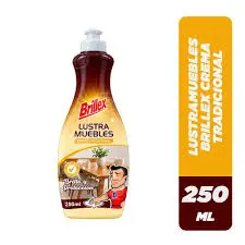 Lustra muebles BRILLEX 250ml crema tradicional