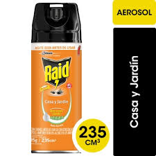 Insecticida RAID 235cc casa y jardin 