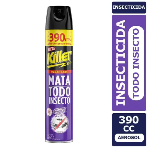 Insecticida KILLER 390ml todo insecto