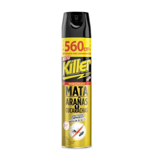 Insecticida KILLER 560ml araña y cucarachas