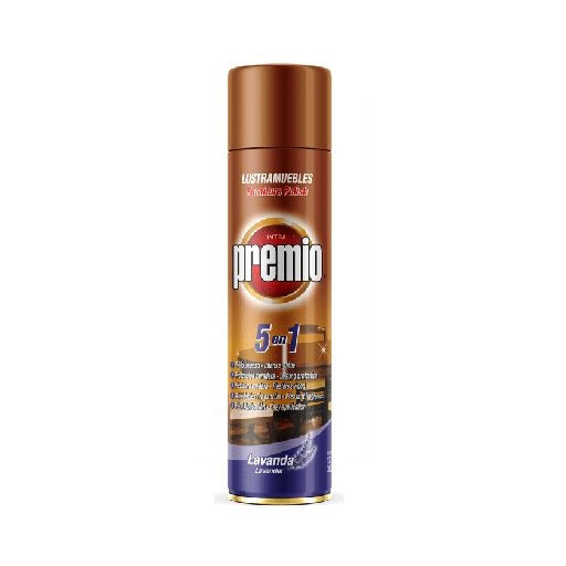 Lustra muebles PREMIO 360ml lavanda aerosol