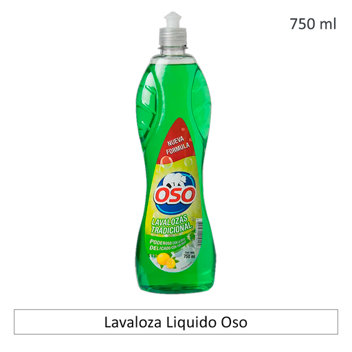 Lavaloza OSO tradicional 750ml limon