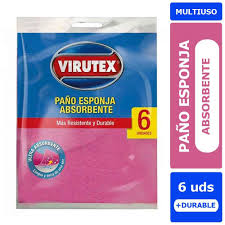 Paño esponja VIRUTEX 6 uni