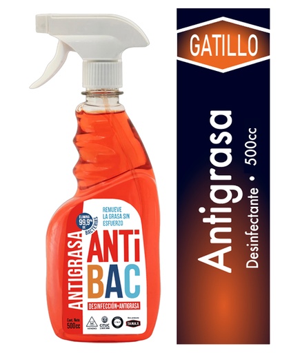 Antigrasa ANTIBAC 500ml gatillo