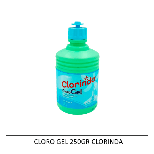 Cloro gel CLORINDA 250 gr tradicional 