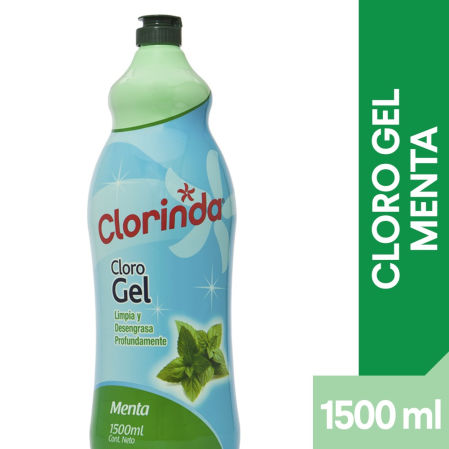Cloro gel CLORINDA 1500 ml menta