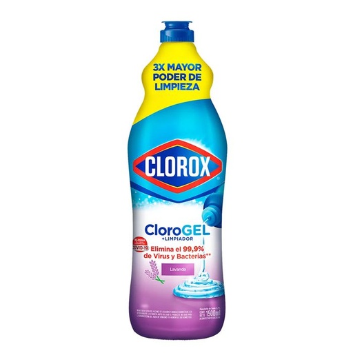Cloro gel CLOROX 1500 ml lavanda