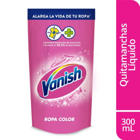 Quitamancha liquido VANISH 300 ml colores
