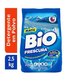Detergente en polvo BIO FRESCURA 2.5kg campos de hielo 