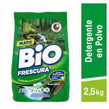Detergente en polvo BIO FRESCURA 2.5kg bosque nativo