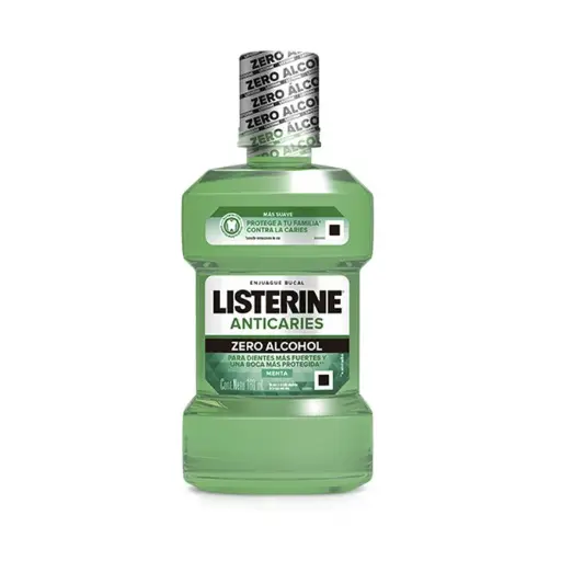 Enjuague bucal LISTERINE 180ml zero alcohol 
