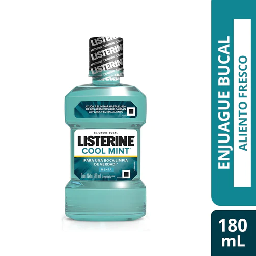 Enjuague bucal LISTERINE 180ml menta suave 
