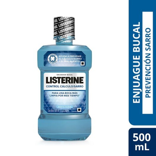 Enjuague bucal LISTERINE 500ml control 