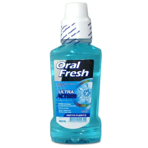 Enjuague bucal ORAL FRESH 250ml menta fuerte