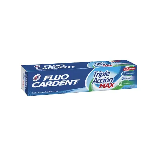 Pasta dental FLUO CARDENT 75ml triple accion