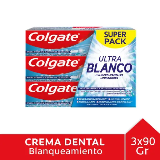 Pasta dental COLGATE ultra blanco 90 gr