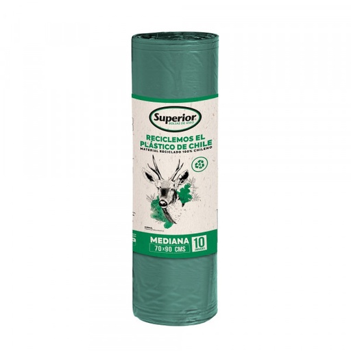 Bolsa basura SUPERIOR 10u 70x90
