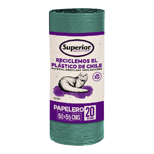 Bolsa basura SUPERIOR 20u 50X55
