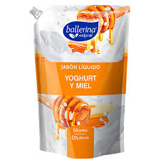 jabon BALLERINA yoghurt miel 750 ML