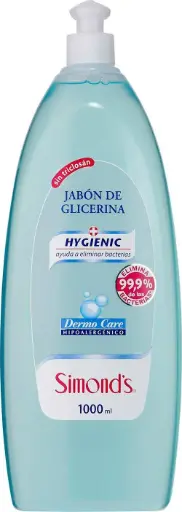 Jabon SIMONDS 1000ml glicerina hipoalergenico