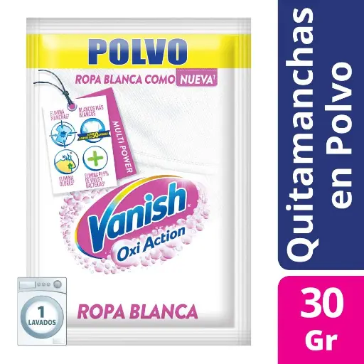 Quitamanchas VANISH 30gr blanca  