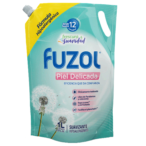 Suavizante FUZOL 1lt Piel delicada