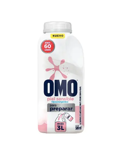 OMO Detergente diluir 500ml piel sensible