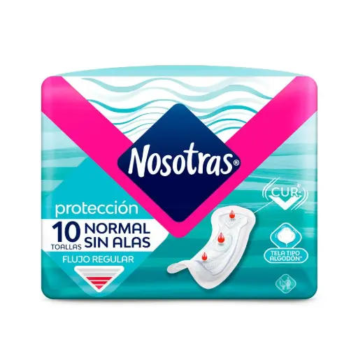 Higienica NOSOTRAS 10u normal sin alas 
