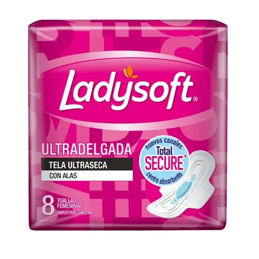 Higienica LADYSOFT x8 ultradelgada ultraseca