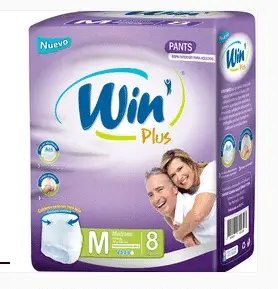 Pañal adulto WIN plus x8 calzon (G)