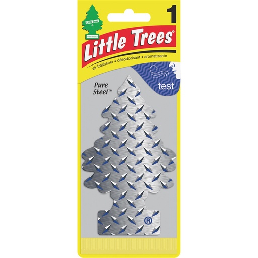 aromatizante vehiculo LITTLE TREES pure steel