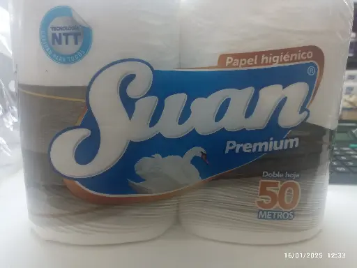 [caja 8 unidades] Higiénico SWAN premium 4x50m