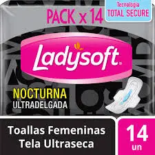 Higienica LADYSOFT nocturna 14u tela ultradelgada