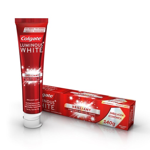 Pasta Dental COLGATE 140gr luminous brilliant