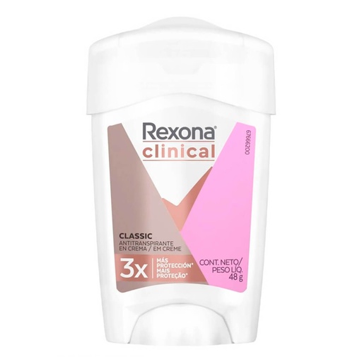 Desodorante  REXONA Clinical 48g Classic