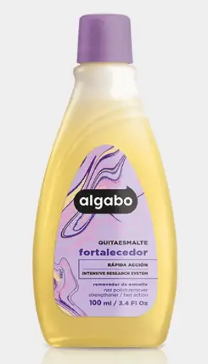 Quita Esmalte ALGABO 100ml fortalecedor
