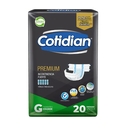 Pañal adulto COTIDIAN 20u premium (G)