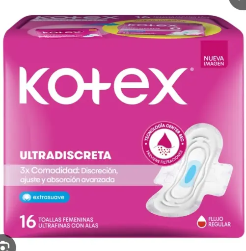Higienica KOTEX ultradiscreta extrasuave x16