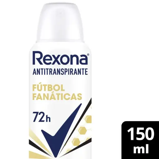 Desodorante REXONA aerosol 150m futbol