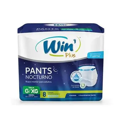 Pañal Adulto WIN Plus x8 Nocturno (G/XG) pants