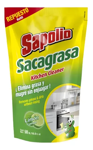 Sacagrasa SAPOLIO recarga 500ml naranja