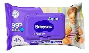 Toallitas humedas BABYSEC 70uni Aqua  