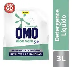 Detergente OMO 3lt aloe vera doypack