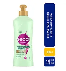Crema peinar SEDAL 300ml prebioticos 